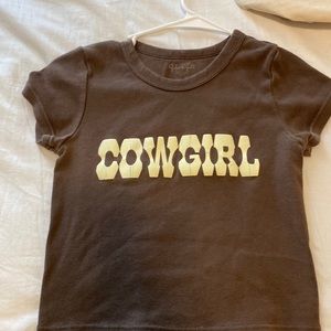 brandy melville cowgirl top !!